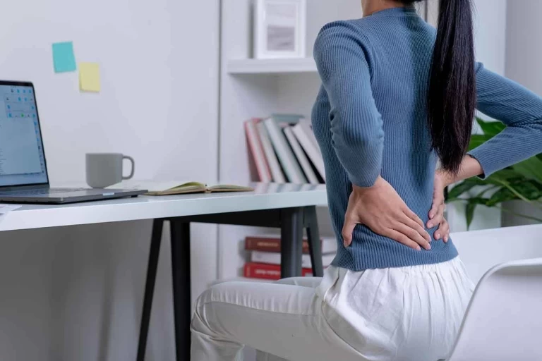 Back pain and prolonged sitting